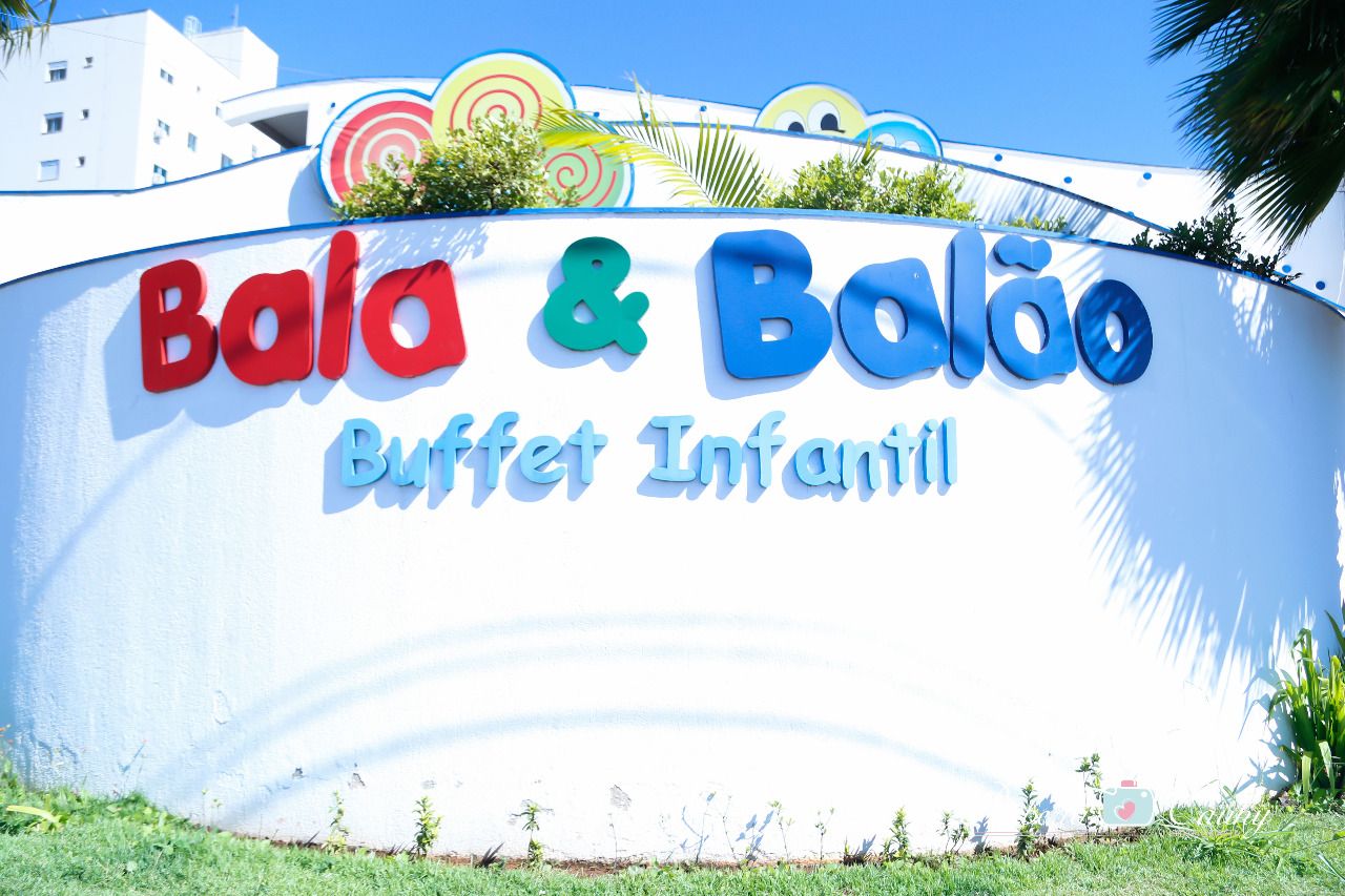 Fachada do Bala e Balão, buffet infantil em Uberlândia